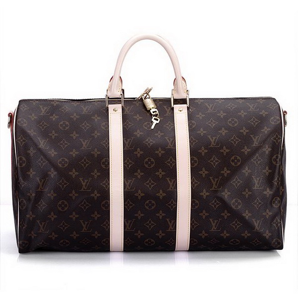 Louis Vuitton Monogram Canvas Keepall 50 with Shoulder Strap M41416 Louis Vuitton Monogram Canvas Keepall 50 with Shoulder Strap M41416